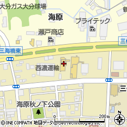 ネッツトヨタ大分ネスタ本店周辺の地図