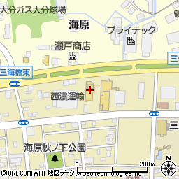 ネッツトヨタ大分　ネスタ本店周辺の地図