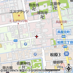 佐賀県佐賀市呉服元町2-29周辺の地図