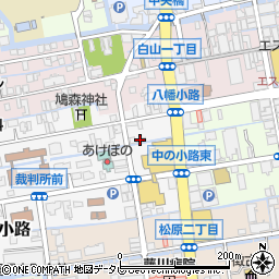佐賀県佐賀市八幡小路1-6周辺の地図