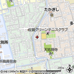 佐賀県佐賀市多布施3丁目13-40周辺の地図