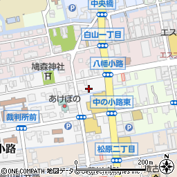 佐賀県佐賀市八幡小路1-8周辺の地図