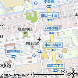 佐賀県佐賀市八幡小路1-3周辺の地図