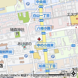佐賀県佐賀市八幡小路1-10周辺の地図