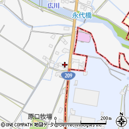 福岡県久留米市荒木町荒木3831周辺の地図