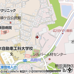 福岡県八女郡広川町日吉1409周辺の地図