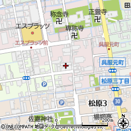 佐賀県佐賀市呉服元町2-1周辺の地図