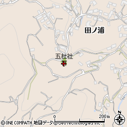 五杜社周辺の地図