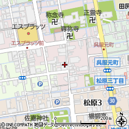 佐賀県佐賀市呉服元町2-24周辺の地図