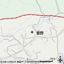 大分県玖珠郡九重町粟野1386-1周辺の地図