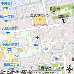 佐賀県佐賀市中央本町4周辺の地図