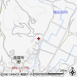 福岡県八女郡広川町長延周辺の地図