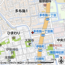 佐賀県佐賀市多布施1丁目3-29周辺の地図