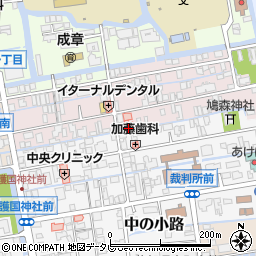栗山医院周辺の地図