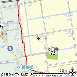 佐賀県小城市三日月町金田32周辺の地図