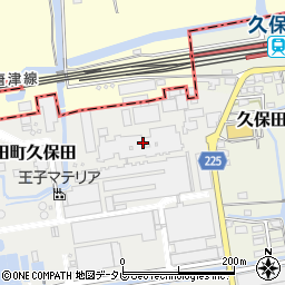 王子マテリア株式会社　佐賀工場周辺の地図