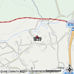 大分県玖珠郡九重町粟野1382-1周辺の地図