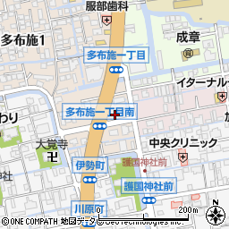 佐賀県佐賀市多布施1丁目3-14周辺の地図