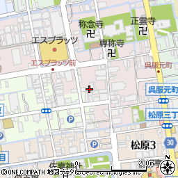 佐賀県佐賀市呉服元町2-2周辺の地図
