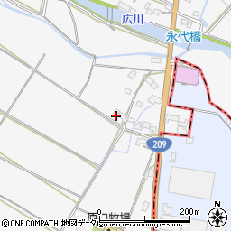 福岡県久留米市荒木町荒木3854周辺の地図