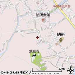 佐賀県多久市東多久町納所大畑3192周辺の地図