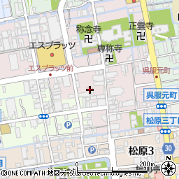 佐賀県佐賀市呉服元町2周辺の地図