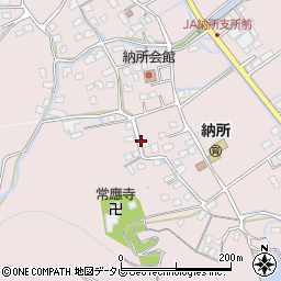 佐賀県多久市東多久町納所大畑3335周辺の地図
