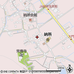 佐賀県多久市東多久町納所大畑3322周辺の地図