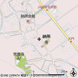 佐賀県多久市東多久町納所大畑3318周辺の地図