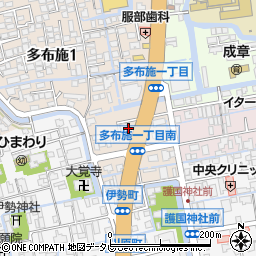佐賀県佐賀市多布施1丁目3周辺の地図