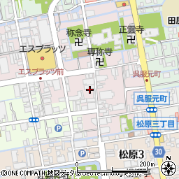 佐賀県佐賀市呉服元町2-20周辺の地図