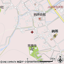 佐賀県多久市東多久町納所大畑3208周辺の地図