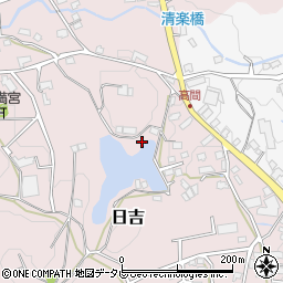 福岡県八女郡広川町日吉492周辺の地図