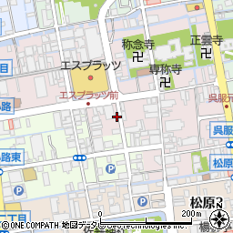佐賀県佐賀市呉服元町3-16周辺の地図