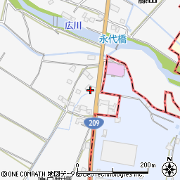 福岡県久留米市荒木町荒木3832周辺の地図