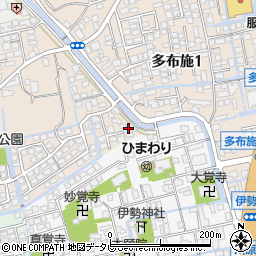 佐賀県佐賀市多布施3丁目1周辺の地図