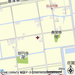 佐賀県小城市三日月町金田78-1周辺の地図