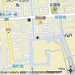 ダンロップタイヤ九州佐賀営業所周辺の地図