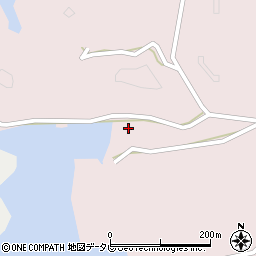 長崎県佐世保市鹿町町長串421周辺の地図