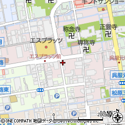 佐賀県佐賀市呉服元町2-7周辺の地図