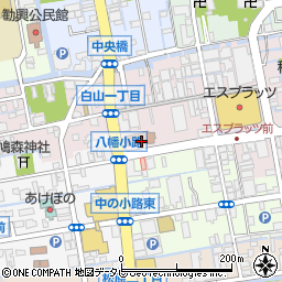 佐賀公共職業安定所周辺の地図
