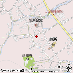 佐賀県多久市東多久町納所大畑3338周辺の地図