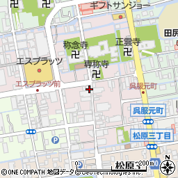 佐賀県佐賀市呉服元町2-15周辺の地図