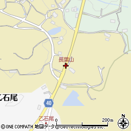 長葉山周辺の地図