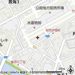 若竹園市場店周辺の地図