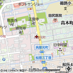 佐賀県佐賀市呉服元町10-12周辺の地図