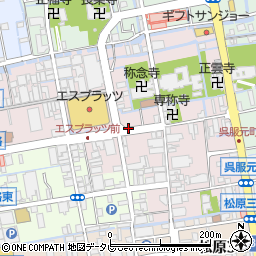 佐賀県佐賀市呉服元町5-22周辺の地図