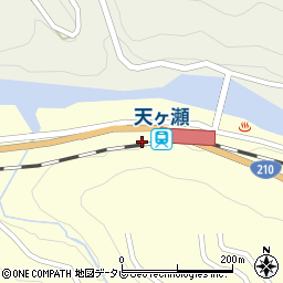 大分県日田市周辺の地図