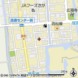 佐賀県佐賀市鍋島町八戸3173-1周辺の地図