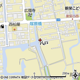 佐賀県佐賀市鍋島町八戸1135-8周辺の地図